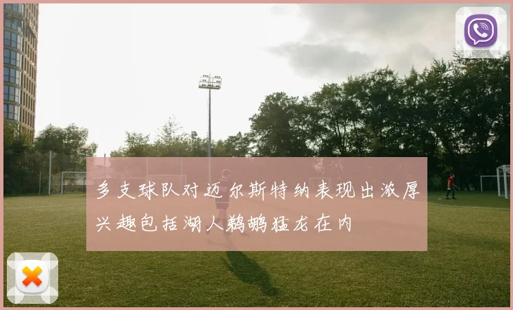 多支球队对迈尔斯特纳表现出浓厚兴趣包括湖人鹈鹕猛龙在内
